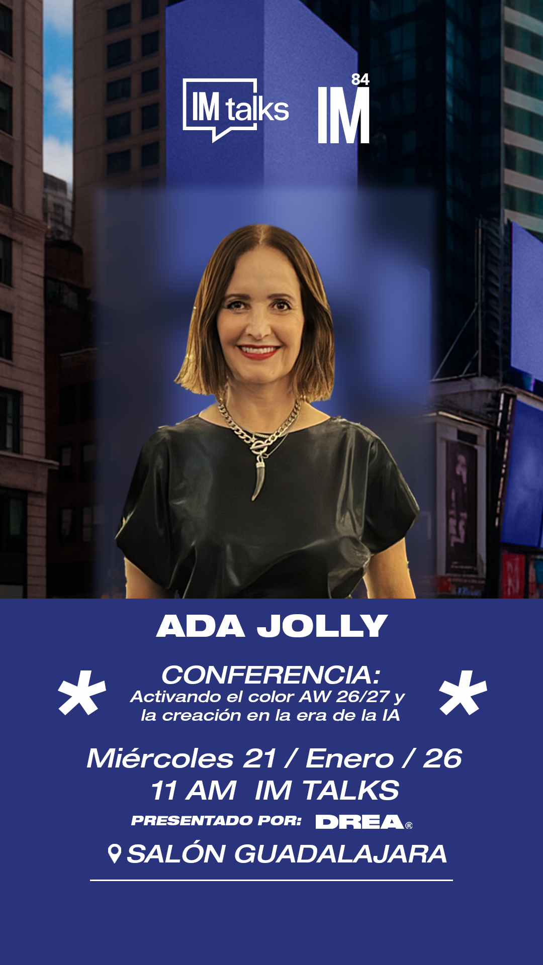 IM TALKS - Conferencia: "Activando el color AW 26/27 y la creación en la era de la IA"
