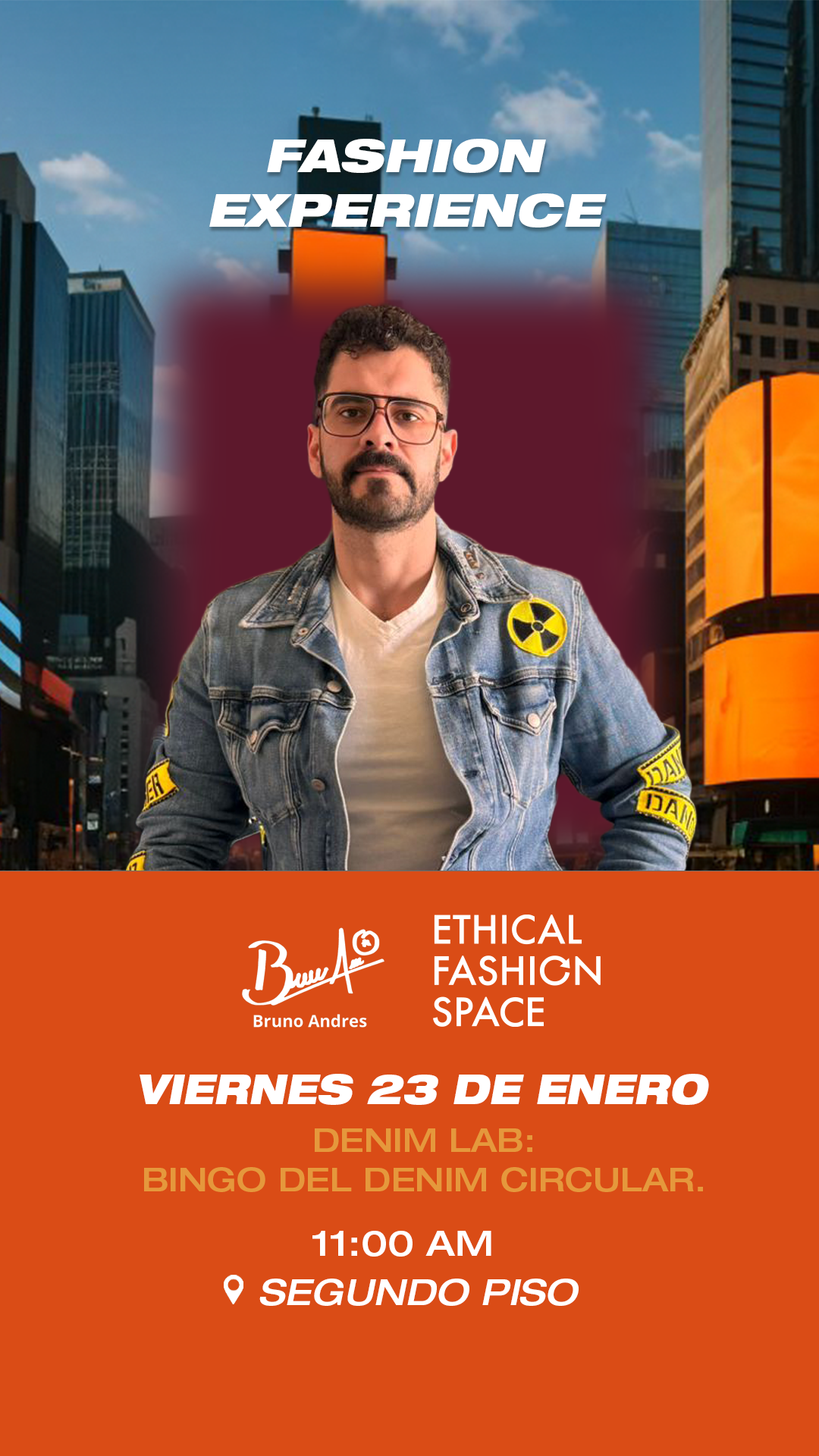 EXPERIENCIAS- Activación: Denim Lab: Bingo del denim circular.