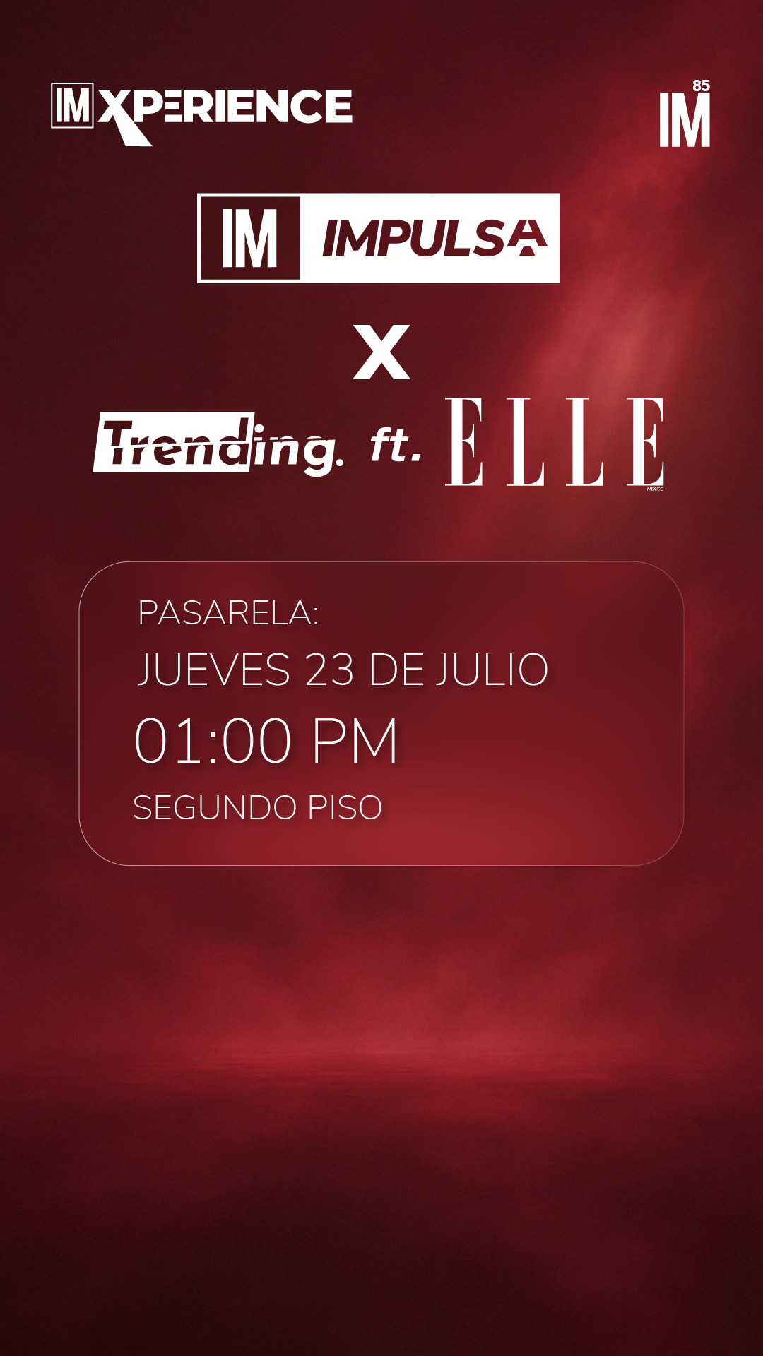 EXPERIENCIAS - Pasarela TRENDING X IMPULSA
