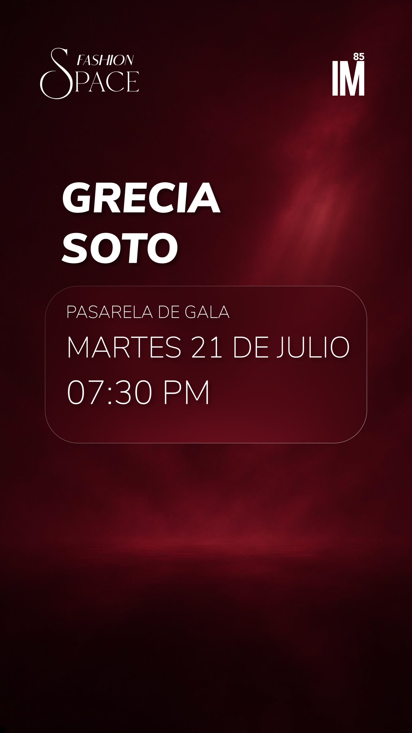 FASHION SPACE - PASARELA: GRECIA SOTO