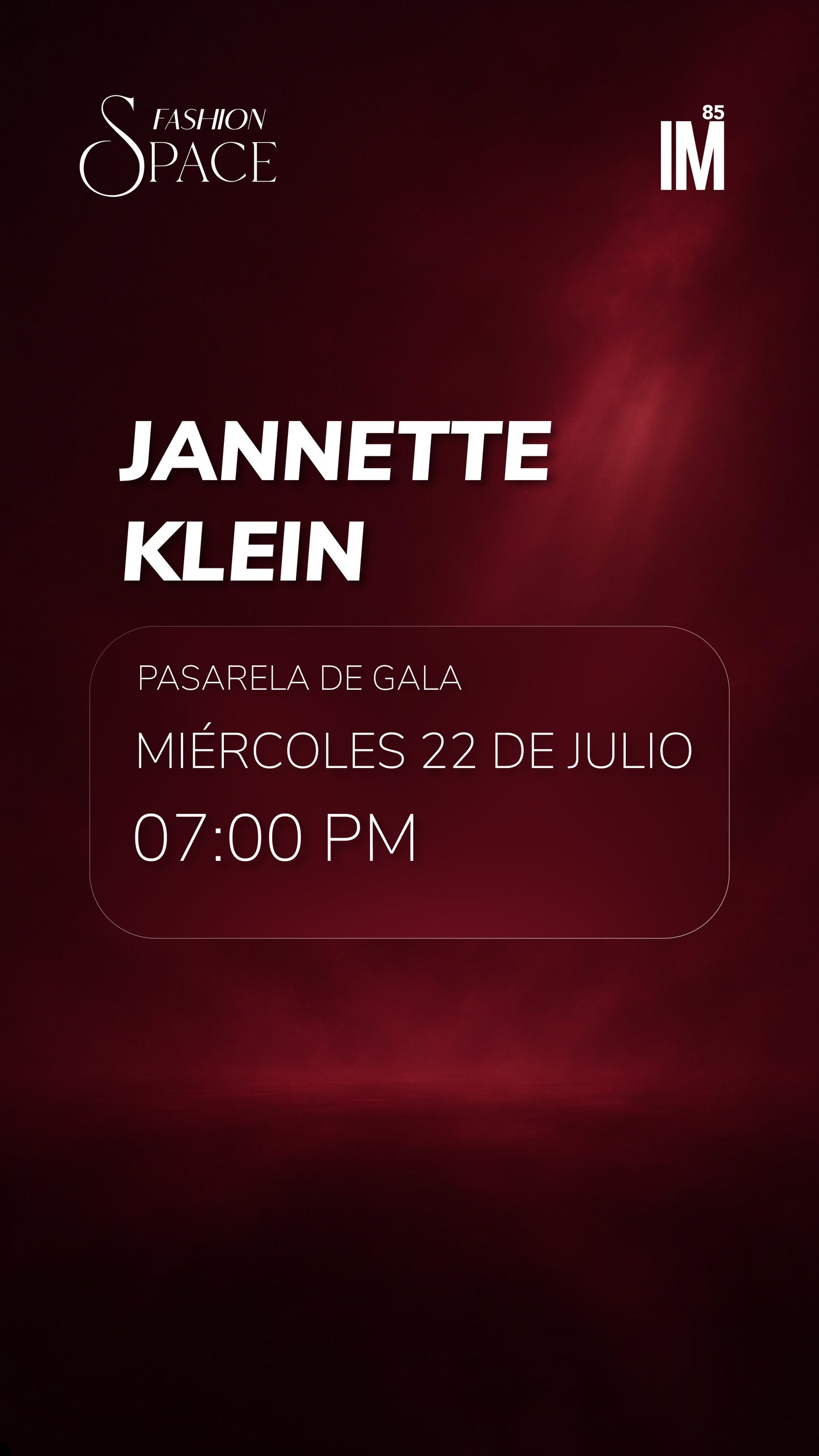 FASHION SPACE - PASARELA: JANNETTE KLEIN