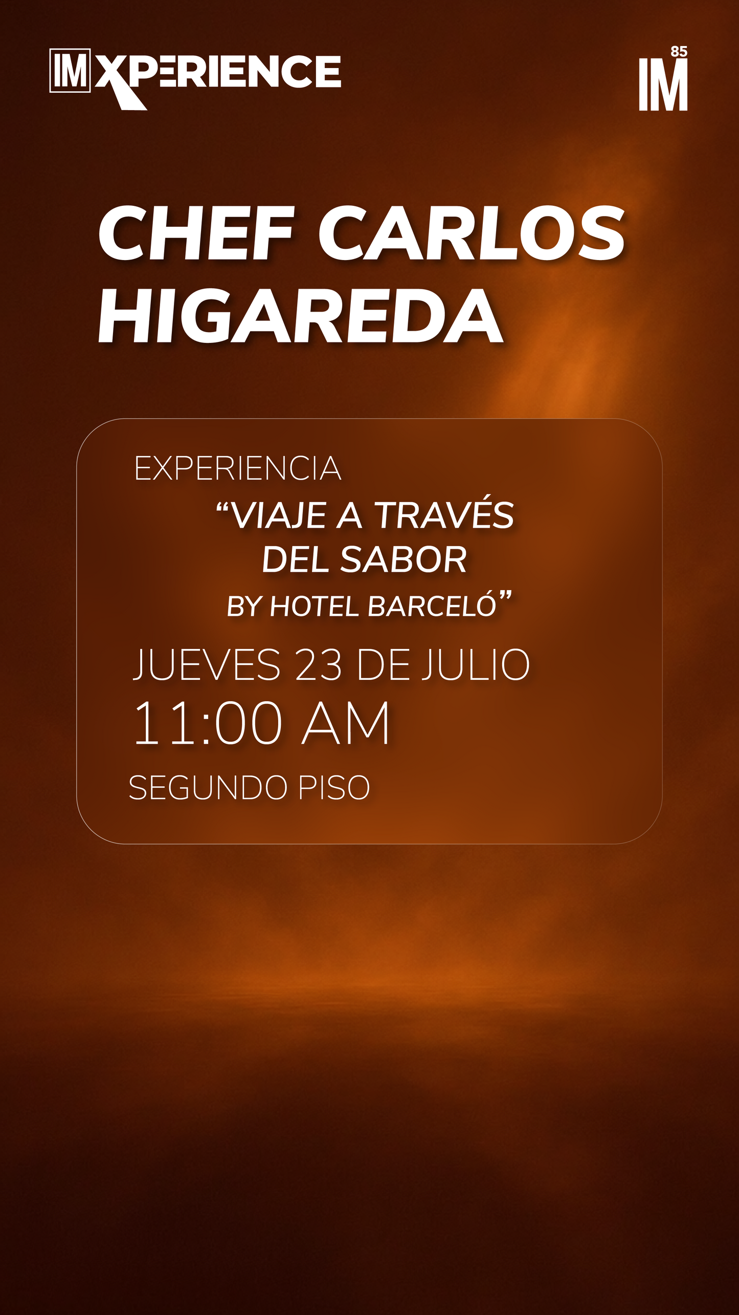 EXPERIENCIAS - Viaje a través del sabor by Hotel Barceló