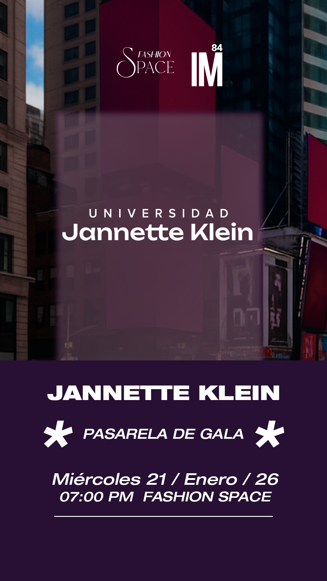 FASHION SPACE - Pasarela de Gala: Colección "Lab 005"