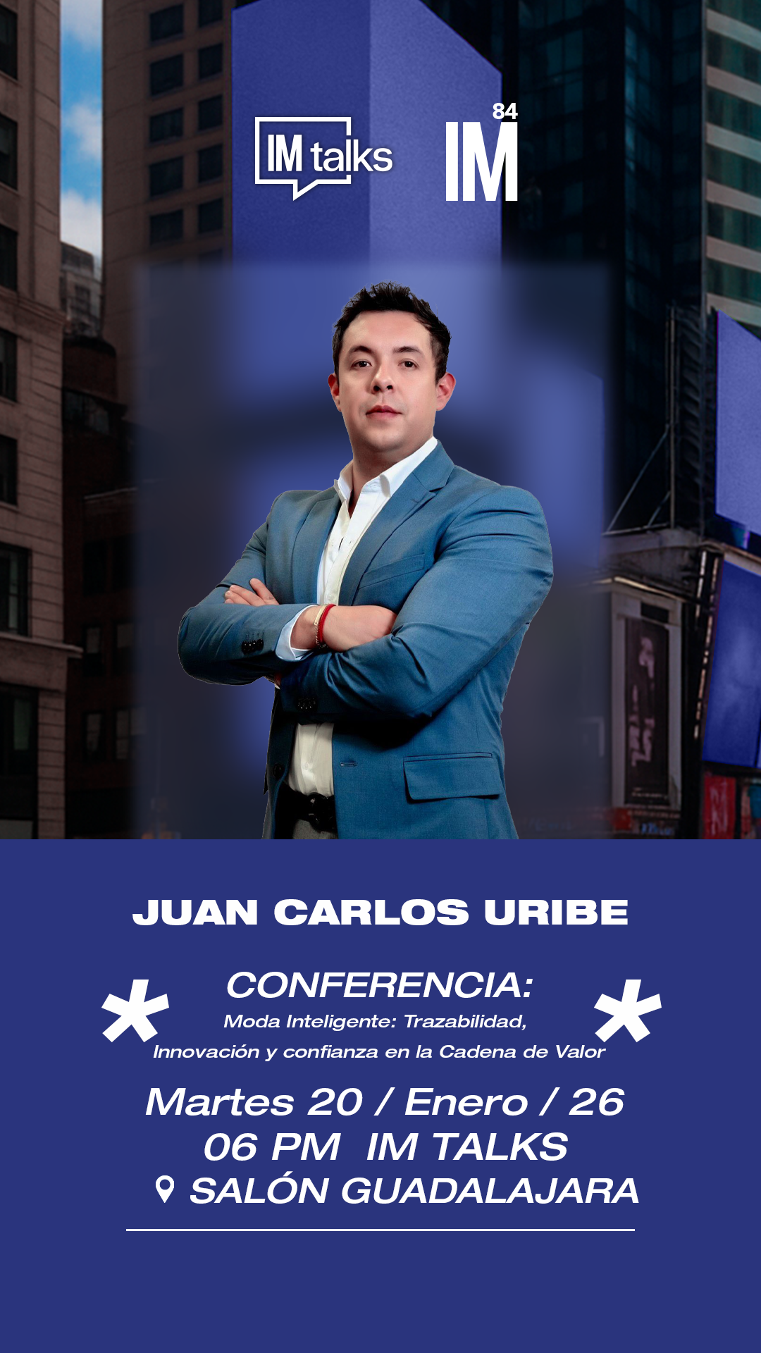 IM TALKS - Conferencia:  "Moda Inteligente: Trazabilidad, Innovación y Confianza en la Cadena de Valor"