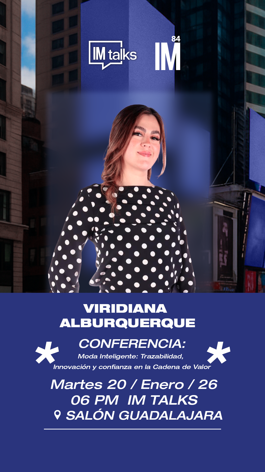 IM TALKS - Conferencia:  "Moda Inteligente: Trazabilidad, Innovación y Confianza en la Cadena de Valor"